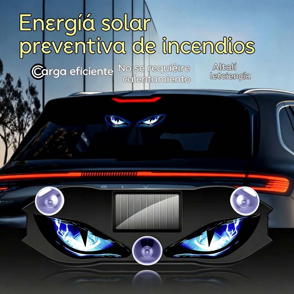 【Compra 1 y llévate 1 gratis】2 artículos por 26 euros.🚗👀 Luz de advertencia LED solar para coche | Capta toda la atención y mejora la seguridad al volante: inalámbrica, con detección automática y aplicación universal ✨