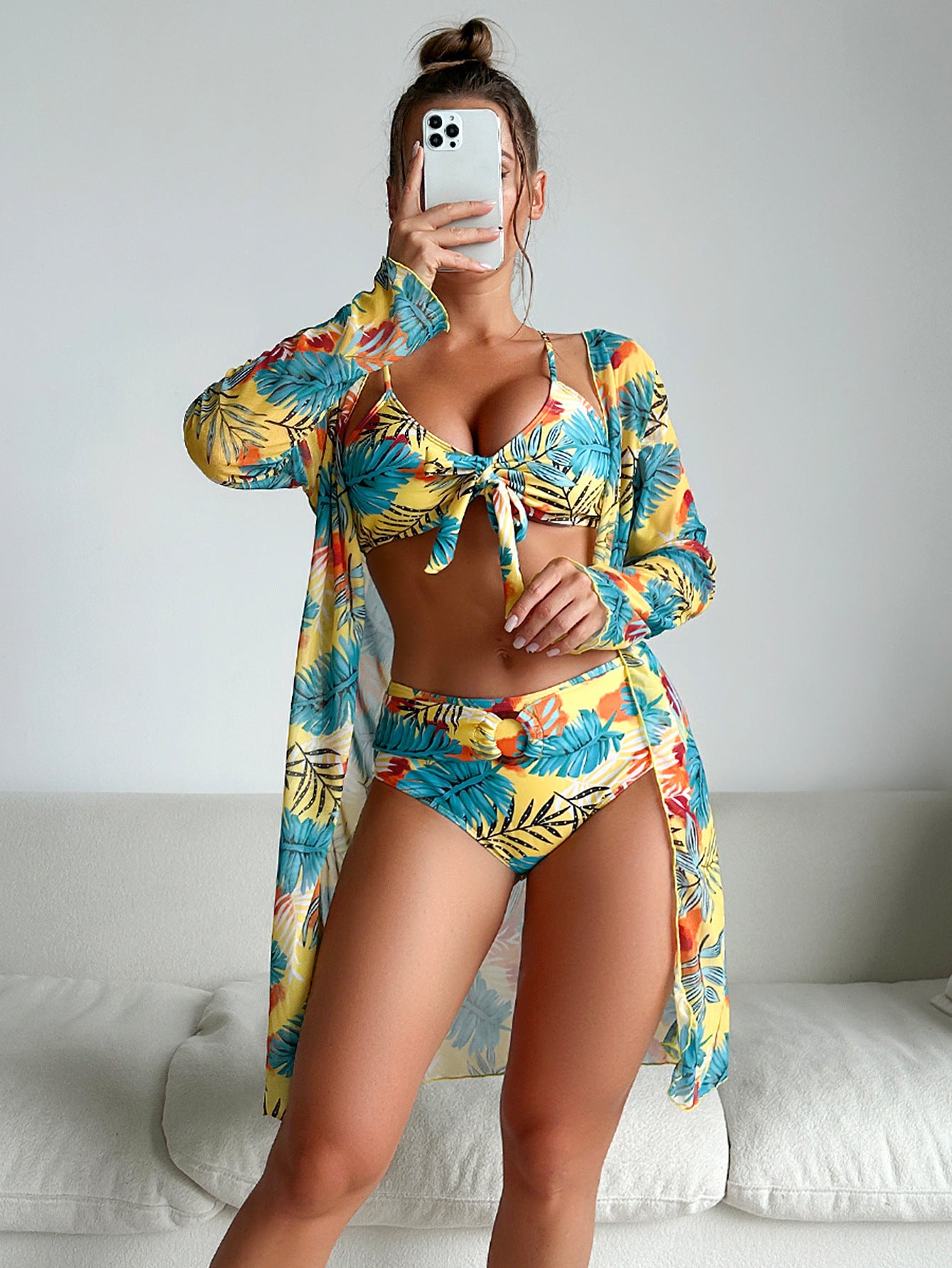 ✨【Kúp 1 a 1 zadarmo】👙Nové módne trojdielne plavky, k dispozícii viac farieb