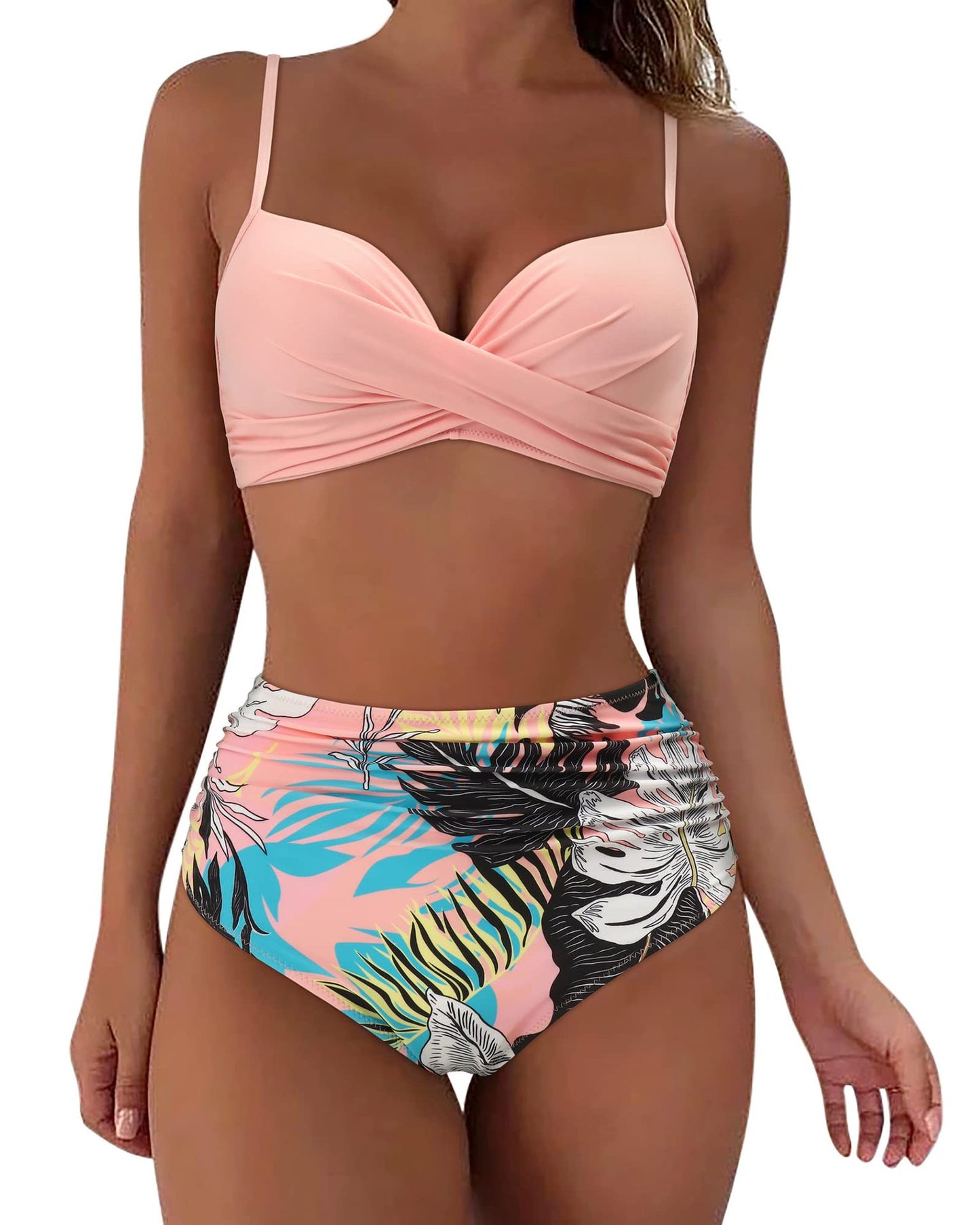 🔥👙💐【S-2XL】2025 leto nový štýl dámska módna potlač sexi bikini plavky priedušné a pohodlné