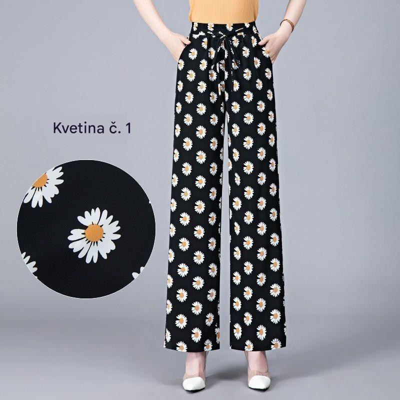 🔥 🔥【40-105KG】👖Dámske ležérne nohavice z ľadového hodvábu, plus size, slim strih, príjemné na dotyk a priedušné
