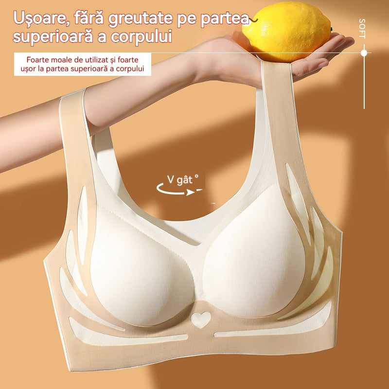 😍【Pachet de 4】Sutien dintr-o singură bucată, fără armătură, pentru femei❤️【40-85KG】3897780