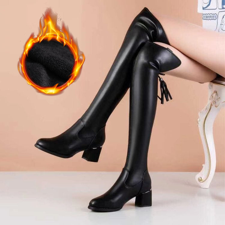 【30% KEDVEZMÉNY】💥35-41💥Szuperelasztikus hosszú hordójú csizmák