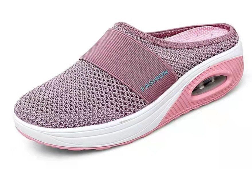 🔥【35-43】Sandalias de verano imprescindibles 2024 nuevas zapatillas de malla con cojín de aire para mujer 3703366