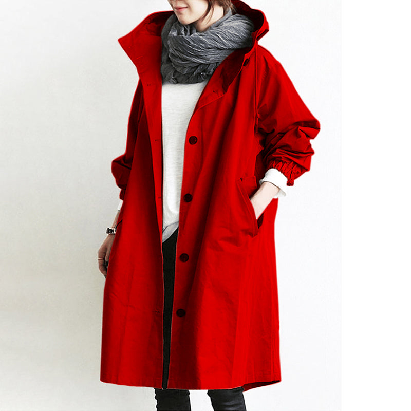 🧥 【S-5XL】 Nová jesenná dlhá ležérna vetrovka plus size veľkosti 2024, módna a elegantná 3753643