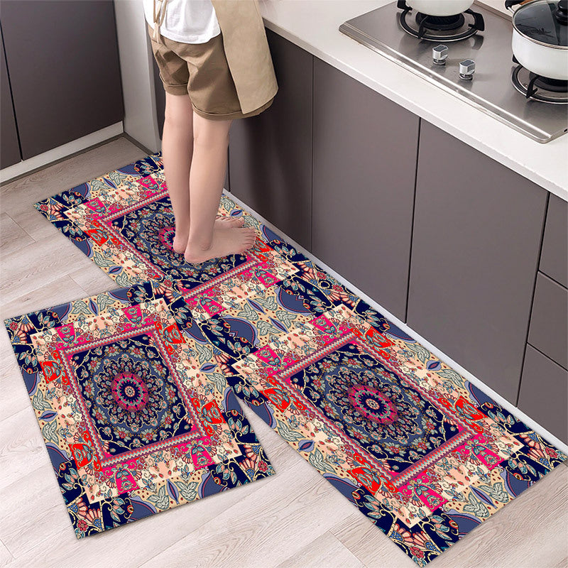 💥49% zľava 【40*60cm+40*120cm】🌺Protišmykový kuchynský koberec Dlhý savý kuchynský koberec 3873552