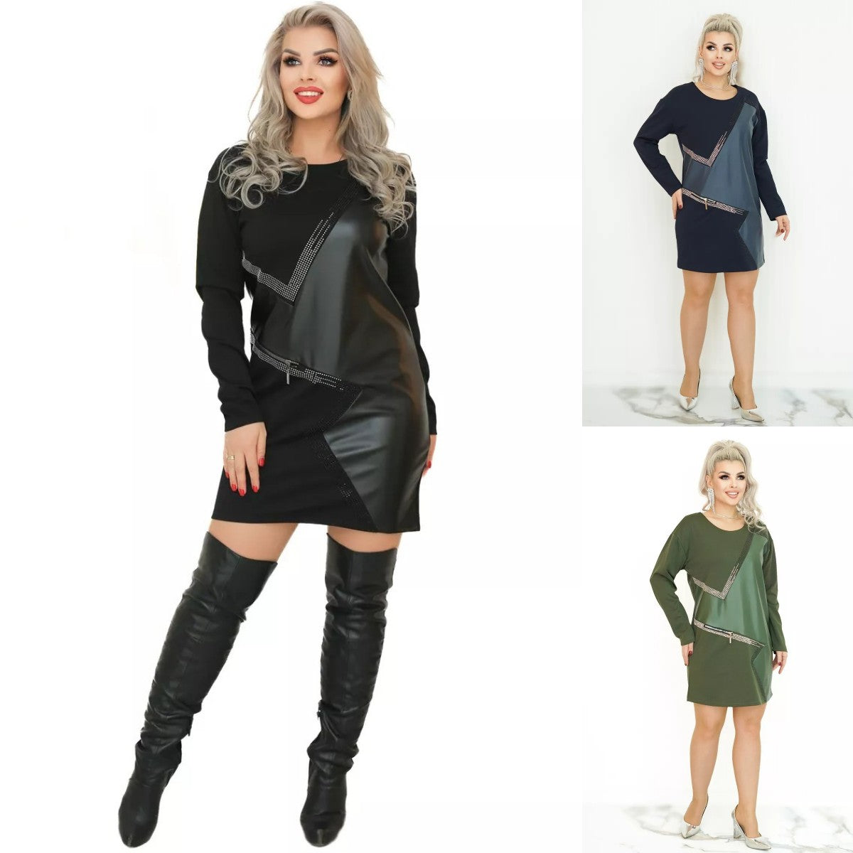 🔥【Najpredávanejší produkt】👗💥【S-5XL】Módne a elegantné šaty na jeseň a zimu 3804564