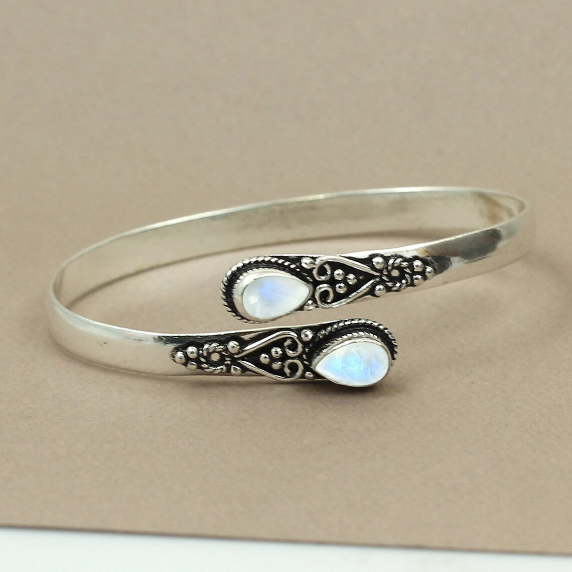 💜【Oferta por tiempo limitado】Pulsera vintage de ágata verde en plata S925