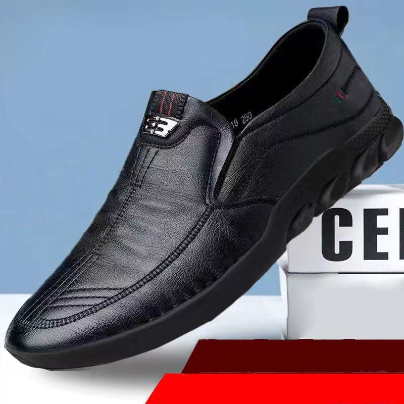 👞Nová britská obuv na voľný čas s mäkkou podrážkou✅Ručne vyrobená z vybranej kože✅Oteruvzdorná a priedušná
