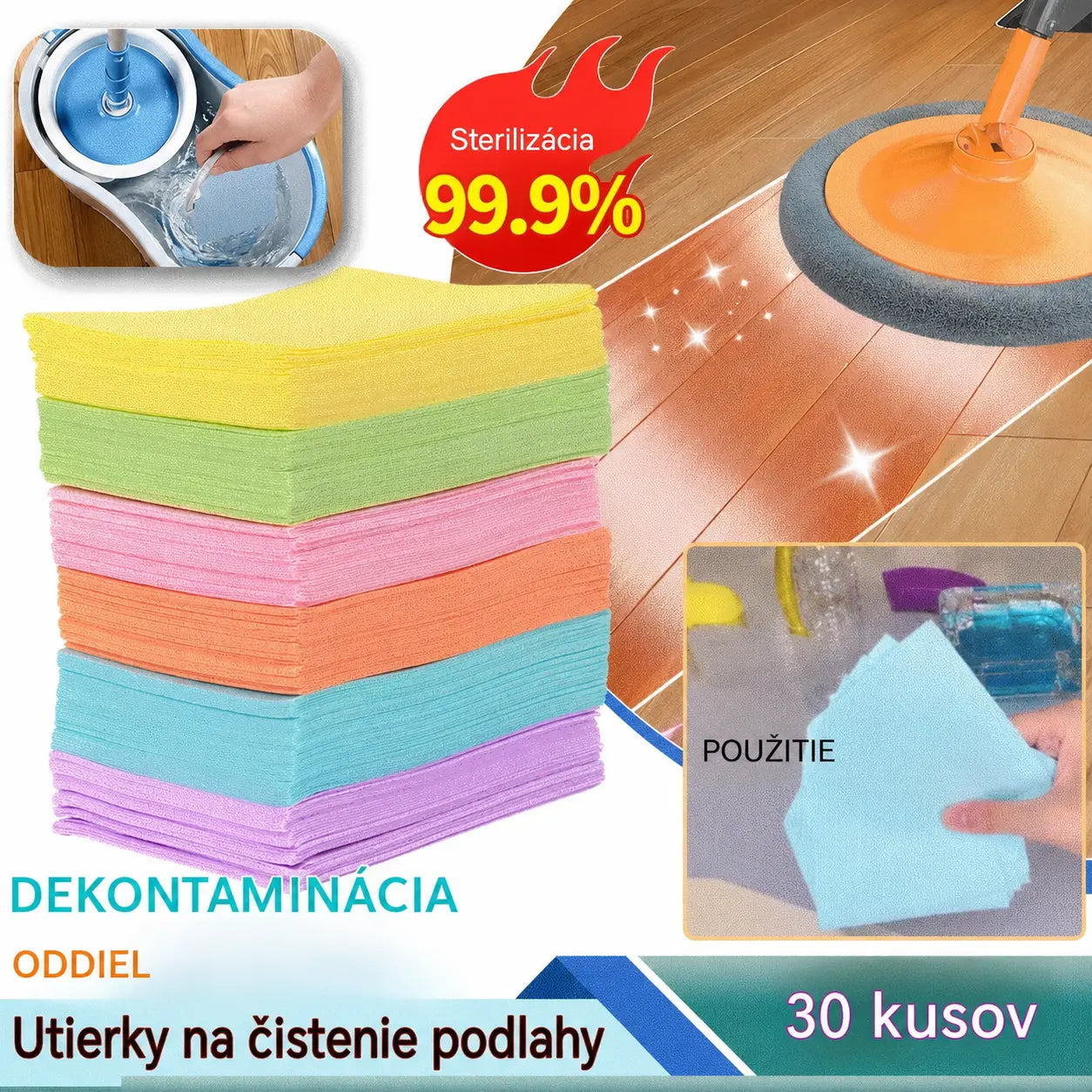 🧹【Kúpte 1, získajte 1 ZADARMO!】✨ 200 antibakteriálnych a dezodoračných viacúčelových čistiacich tabliet | Vhodné na parkety, laminátové podlahy, dlaždice a steny karavanov