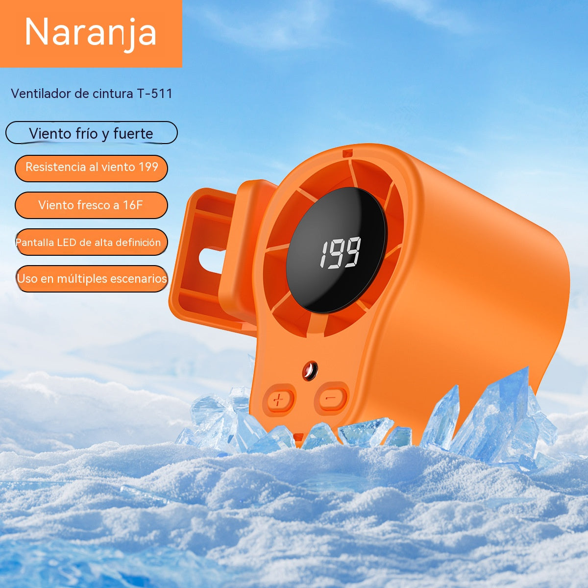✨Ventilador turbo portátil para refrigeración de coche