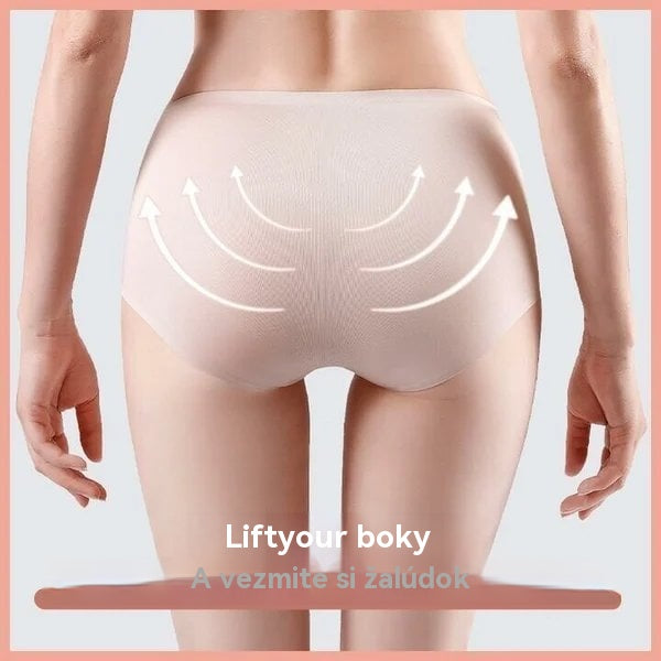 😍🛒【6 kusov】Dámska bezšvová spodná bielizeň z ľadového hodvábu, látka je mäkká, pohodlná a priedušná, antibakteriálna
