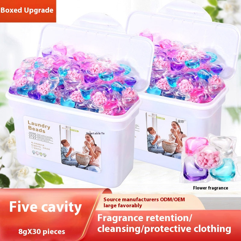 💯 Mărgele de rufe cu un parfum proaspăt fructat 5 în 1 ✅ Parfum de lungă durată ✅ Îndepărtează murdăria și lasă o senzație de moliciune 3766573