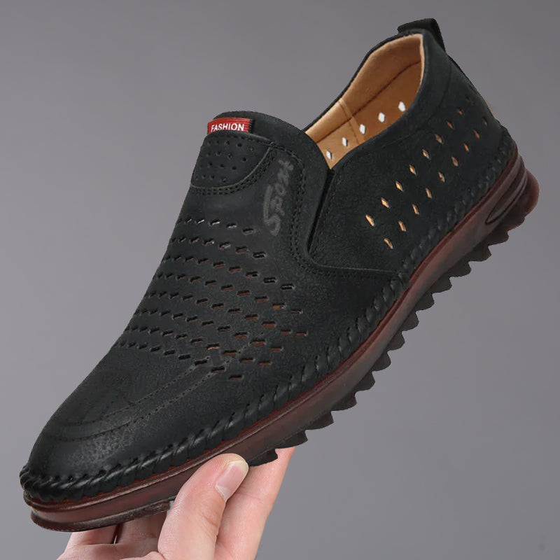💙✨【39-44】 Pánske butikové neformálne outdoorové topánky, ručne vyrobená pravá koža, módne a priedušné, ležérne a ľahké