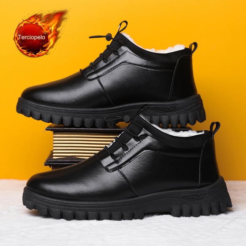 🙋♂️👞 Pantofi din piele business casual din catifea pentru bărbați, iarna 2024, 3775916