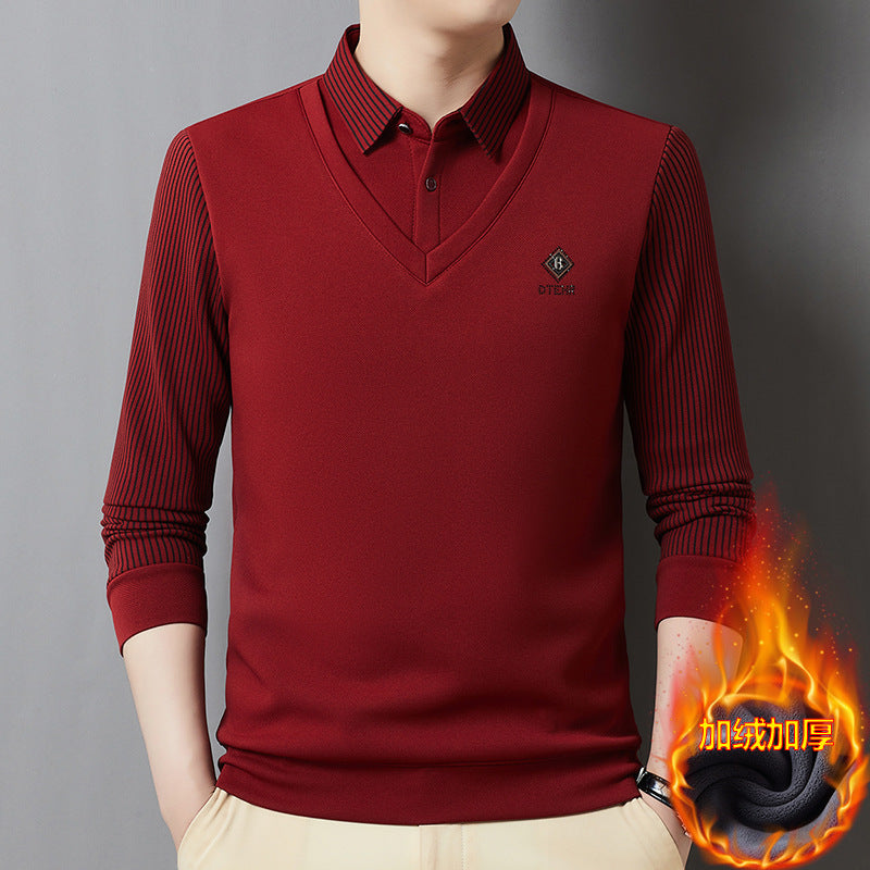 🔥【M-4XL】🔥Špičkový kašmírový dvojdielny pánsky termo top