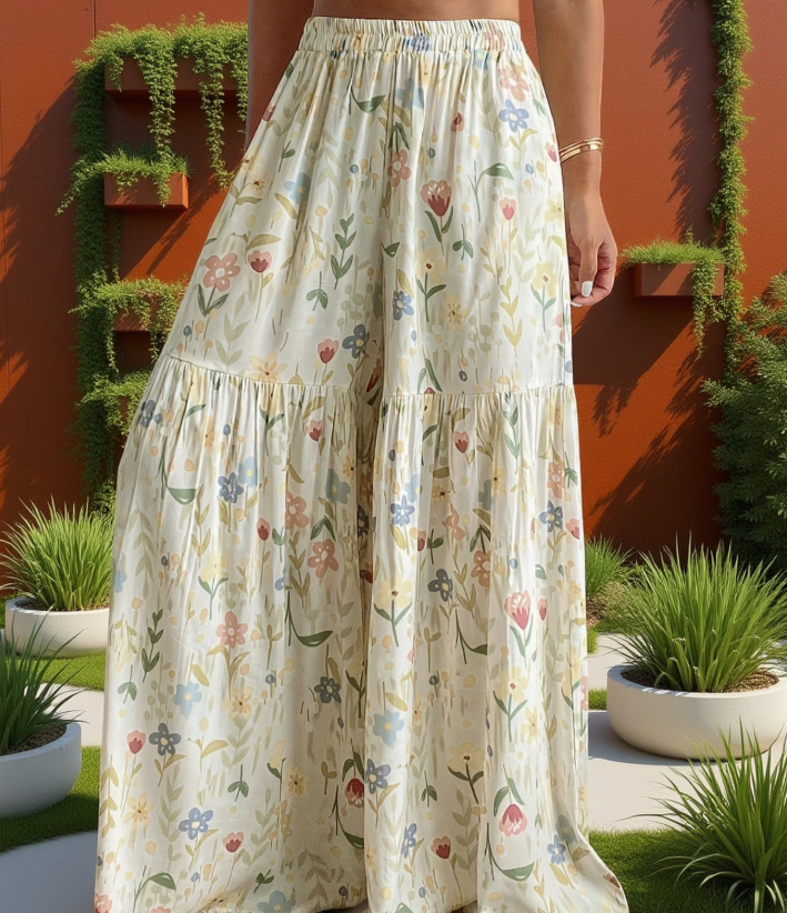 【S-2XL】Pantalones holgados estampados para mujer, aptos para todo tipo de cuerpo.