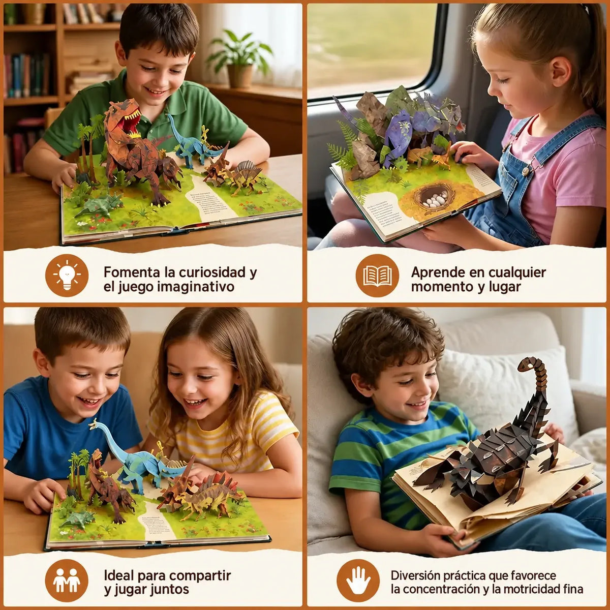 📢📢 ¡50% de descuento! 🦕📖 Enciclopedia interactiva de dinosaurios en 3D