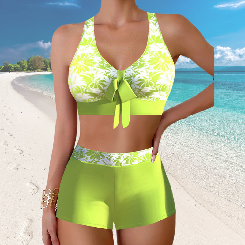 🎁👙【Kúp 1 a získaj 1 zadarmo】🌴Nový štýl plaviek s rozdelenou potlačou