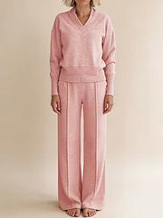 🥰📢📢 50% SLEVA!!!【M-5XL】Dámský pletený komplet 2026 | Dvoudílný set s dlouhým rukávem ✨