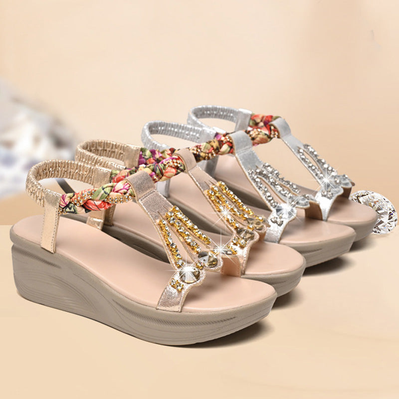 💐🥂【35-40】2025 sandale cu platformă din piele naturală pentru femei, pentru vara🔥Transport gratuit. ✅Plata la livrare