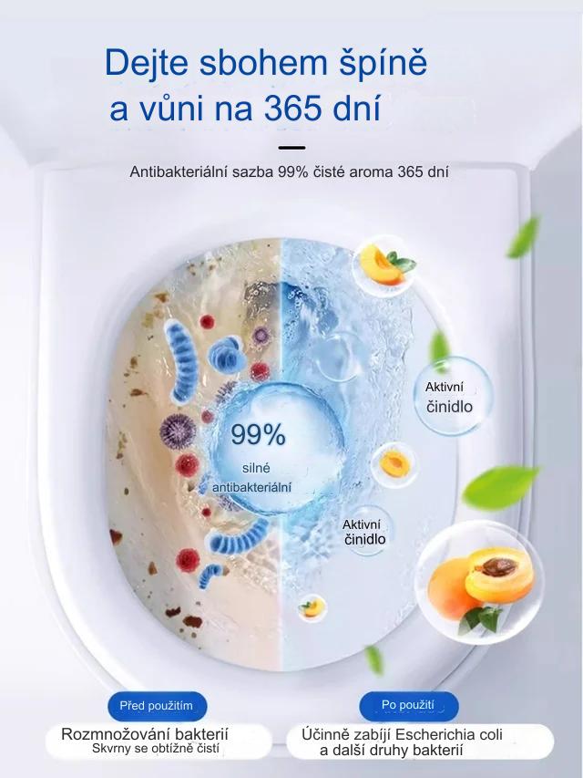 【3 balení(1 balenie 16 tabliet)】✨ Výkonná pena na čistenie toaliet – Rýchle a efektívne odstránenie nečistôt, zápachov a vodného kameňa, zanecháva sviežu a čistú toaletu!