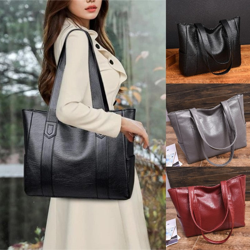 💥【Descuento limitado del 50%】 💥👜 Nuevo bolso bandolera de piel suave para mujer ✨ Estilo casual, gran capacidad ✨