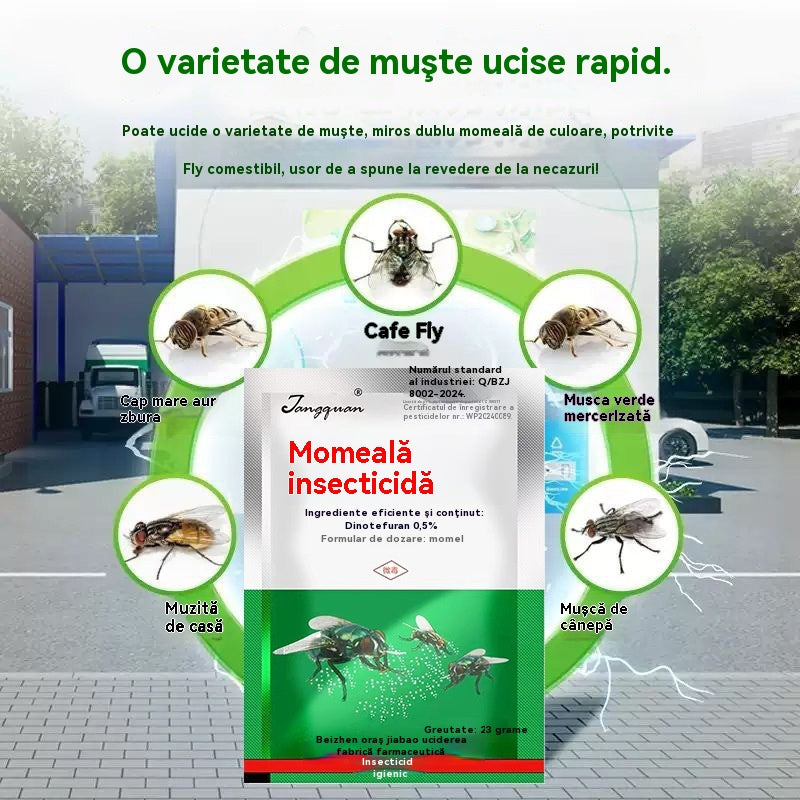 🦟【 10/15/20 pliculețe】❤️Special conceput pentru a ucide țânțarii și muștele din ferme, un pachet ucide puricii/lăcustele/gândacii de bucătărie/muștele/țânțarii!
