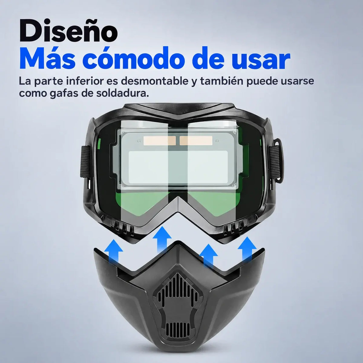 🔥⚡Máscara de soldadura con oscurecimiento automático para proteger los ojos