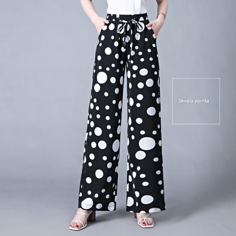 🔥 🔥【40-105KG】👖Dámske ležérne nohavice z ľadového hodvábu, plus size, slim strih, príjemné na dotyk a priedušné
