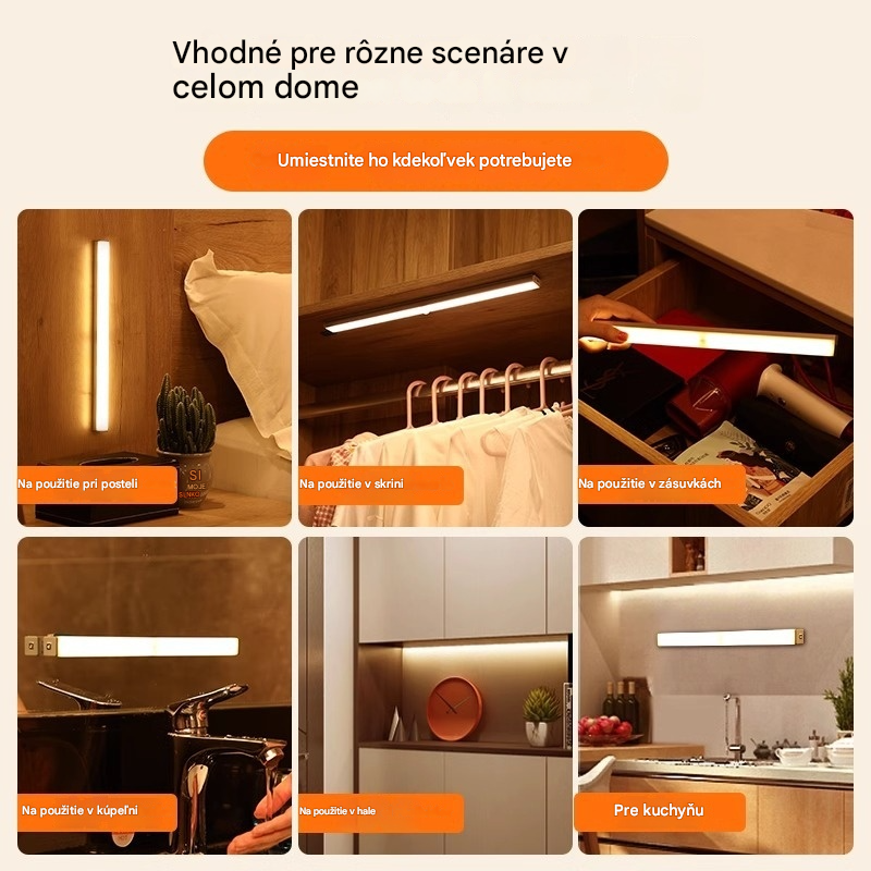 🔥【Kúpte 1 a získajte 1 zadarmo】Inteligentné magnetické LED svetlo so senzorom ľudského tela