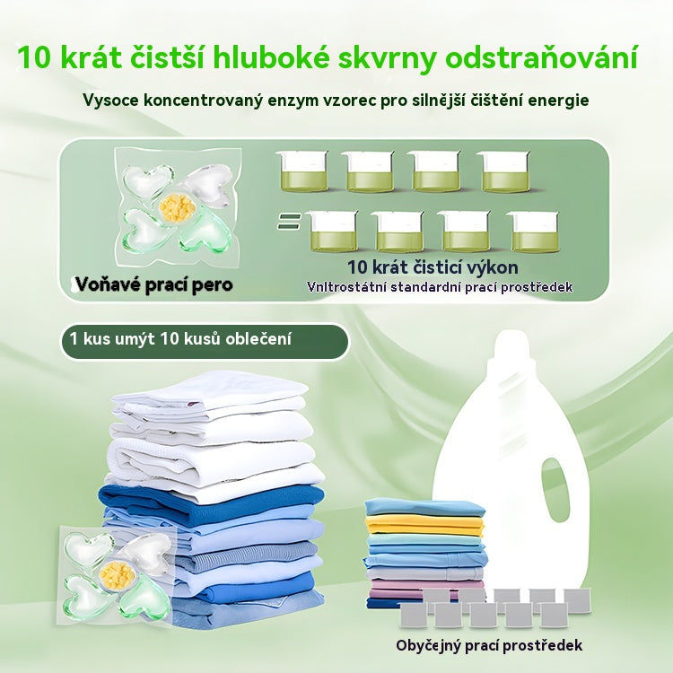 【✨70ks✨】 Extra veľké vedierko s perličkami s vôňou na bielizeň 5 v 1, dlhotrvajúca vôňa, silná dekontaminácia