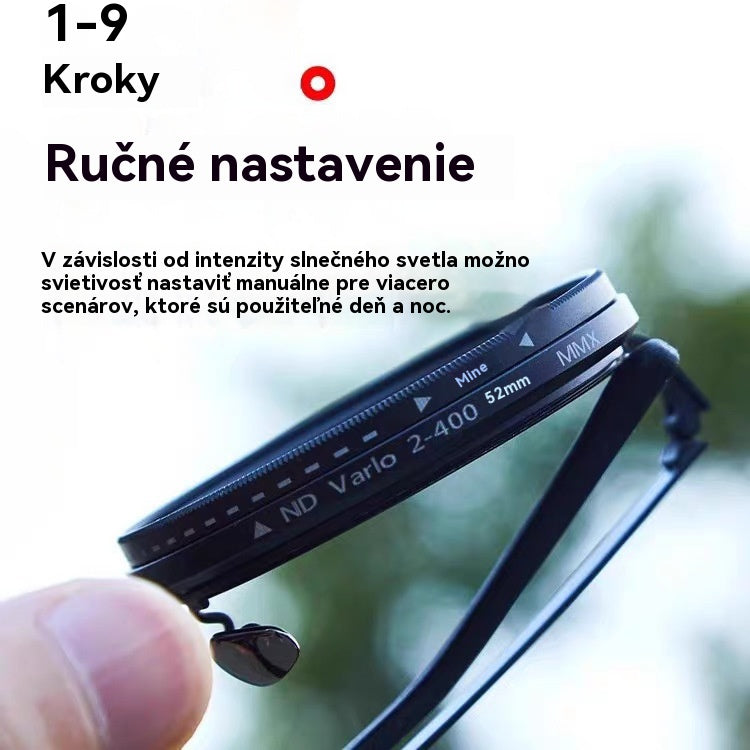 🔥😎Nové 9-úrovňové nastaviteľné slnečné okuliare, vhodné na vonkajšie použitie, rybolov, šoférovanie a s UV ochranou