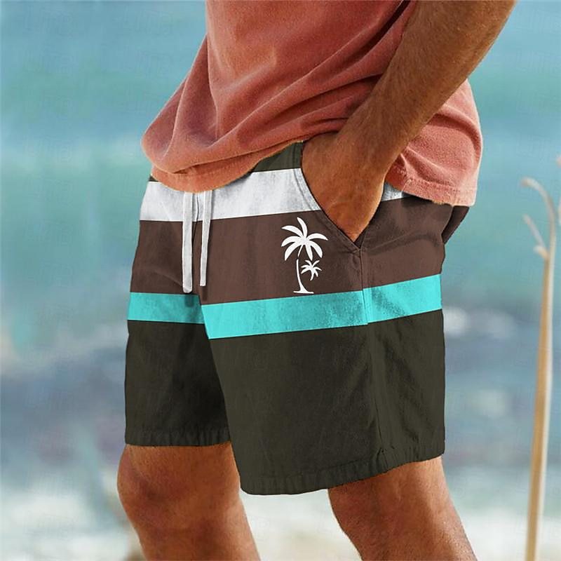 🌴🏊♂️【S-6XL】Módne pánske potlačené plavecké šortky 2025, ležérne pohodlné plážové šortky