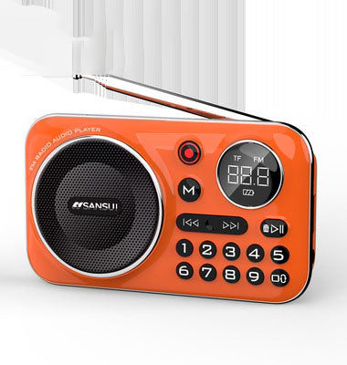 🎁【Oferta por tiempo limitado】Reproductor de música con radio Bluetooth portátil, puede insertar tarjetas y unidades flash USB【Autenticidad garantizada】