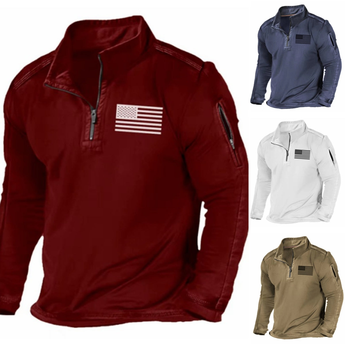 【S-4XL】👍Pánske outdoorové ležérne mikiny 3787116