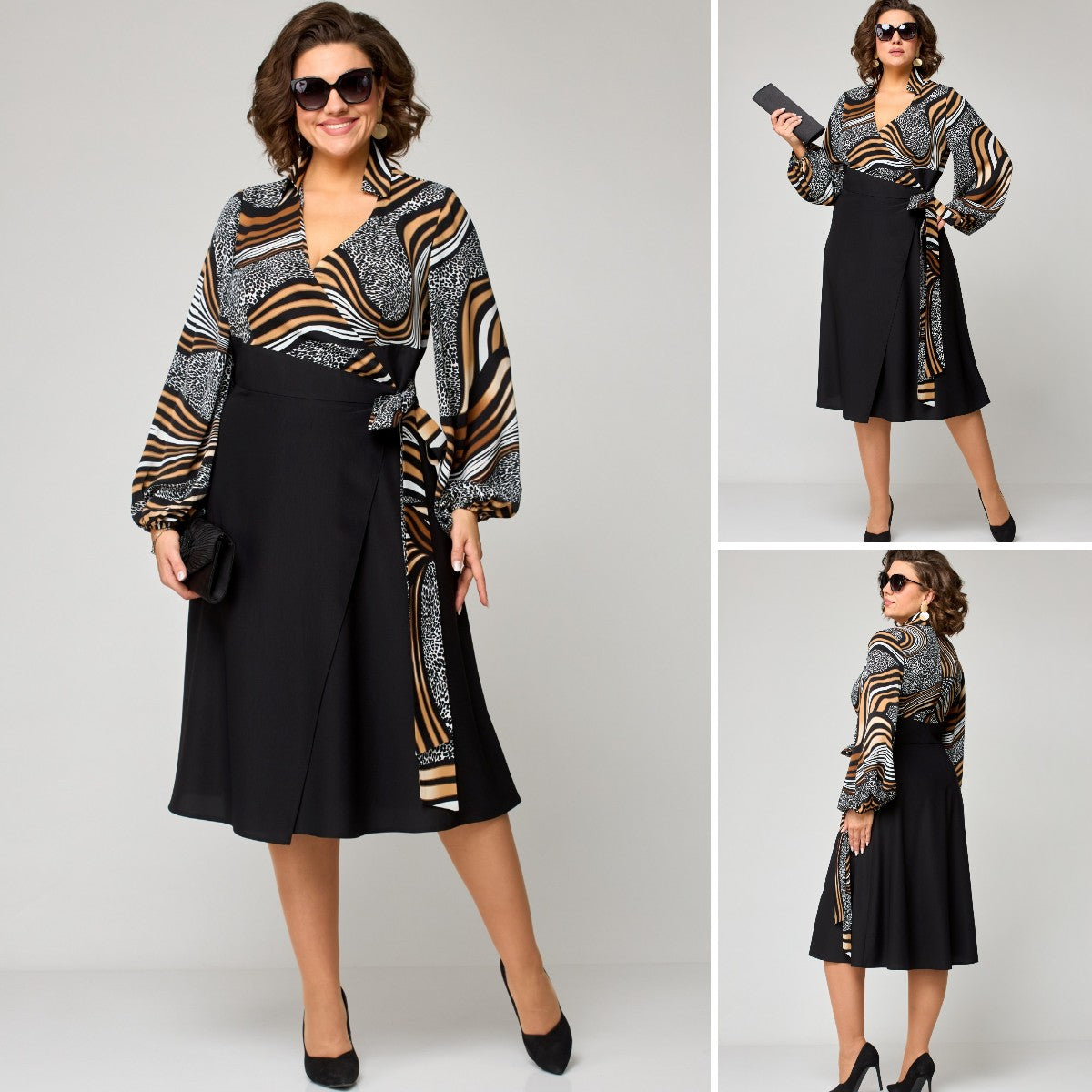 【S-5XL】❤️ Rochie nouă din șifon de înaltă calitate, 2024, 3744743