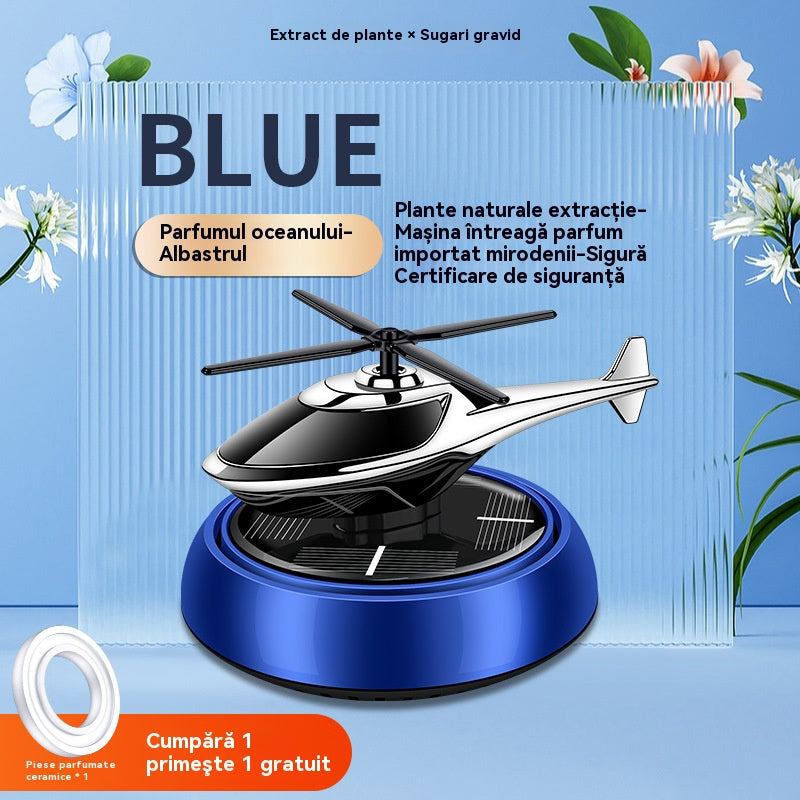 🔥🔥Ornamente solare în formă de avion montate pe mașină, aromaterapie solară inovatoare, se pot roti la soare, parfum de lungă durată