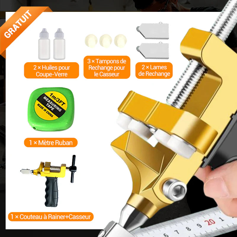 ✨✨Descuento promedio del 55%✨✨Corte de baldosas de vidrio