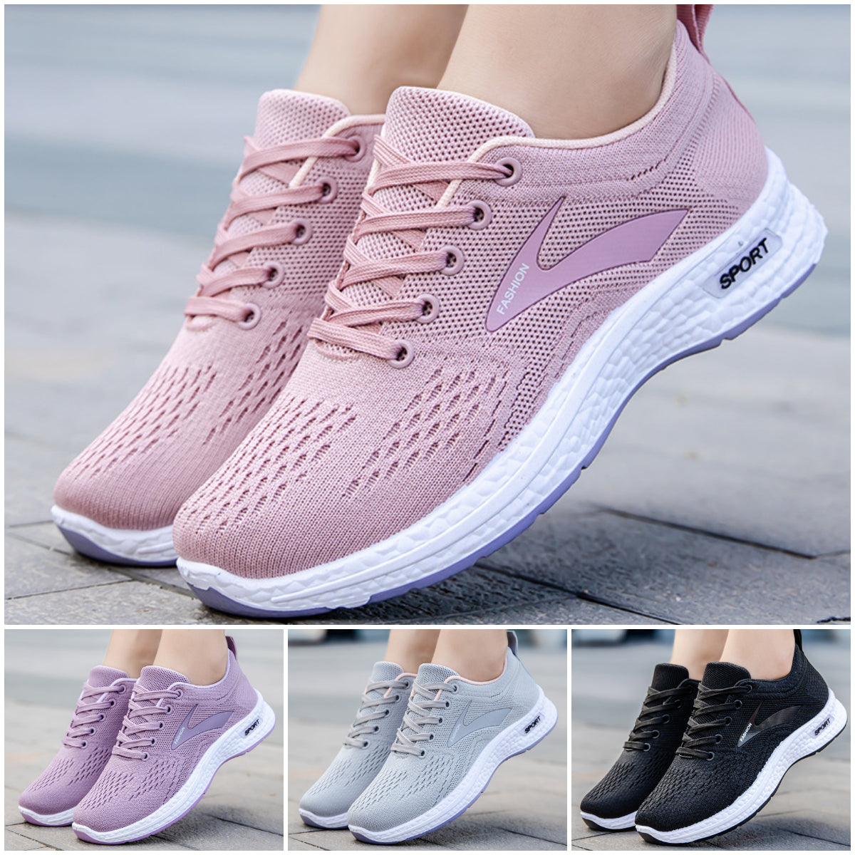 👟【36-41】Pantofi sport confortabili, respirabili, antiderapanți, cu talpă moale