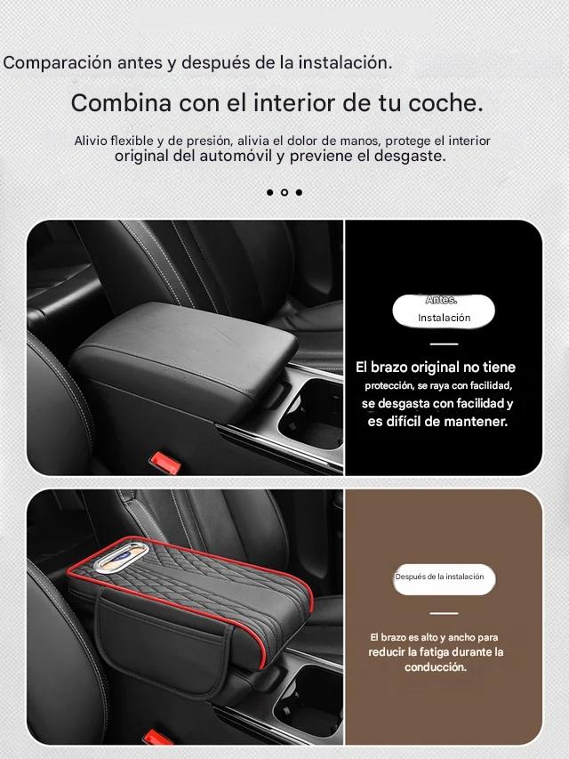 🚗👜Cofre de cuero multifuncional para coche 3 en 1.👍