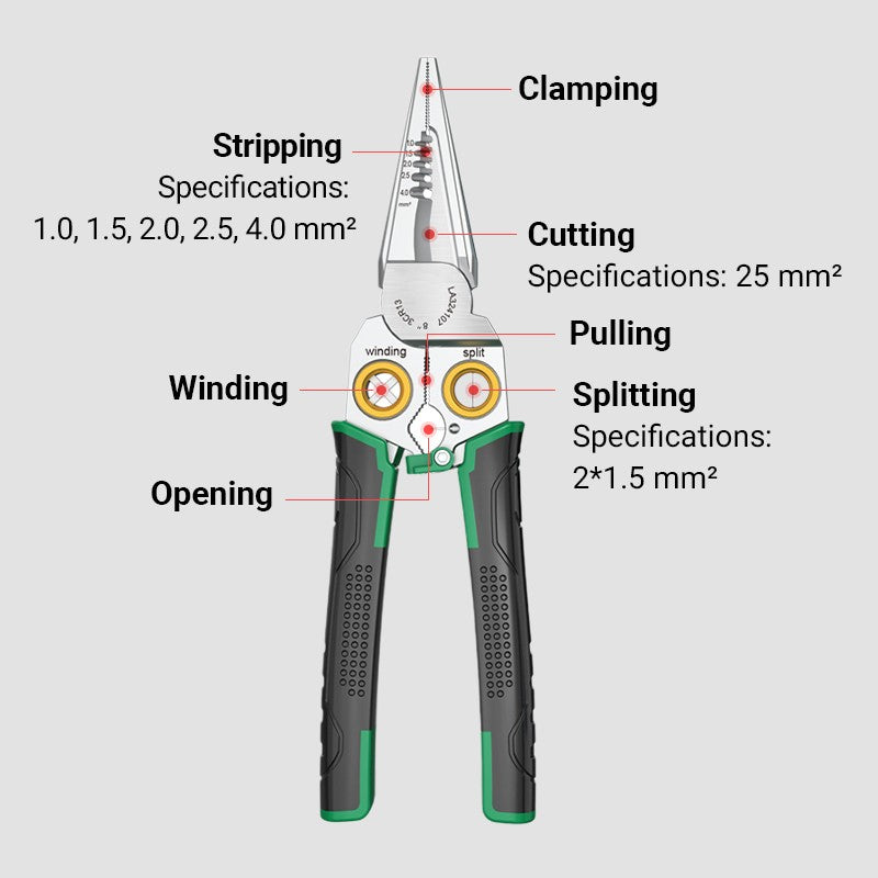 ✨✨ Clește de sertizare multifuncțional pentru electrician 7 în 1 3869136