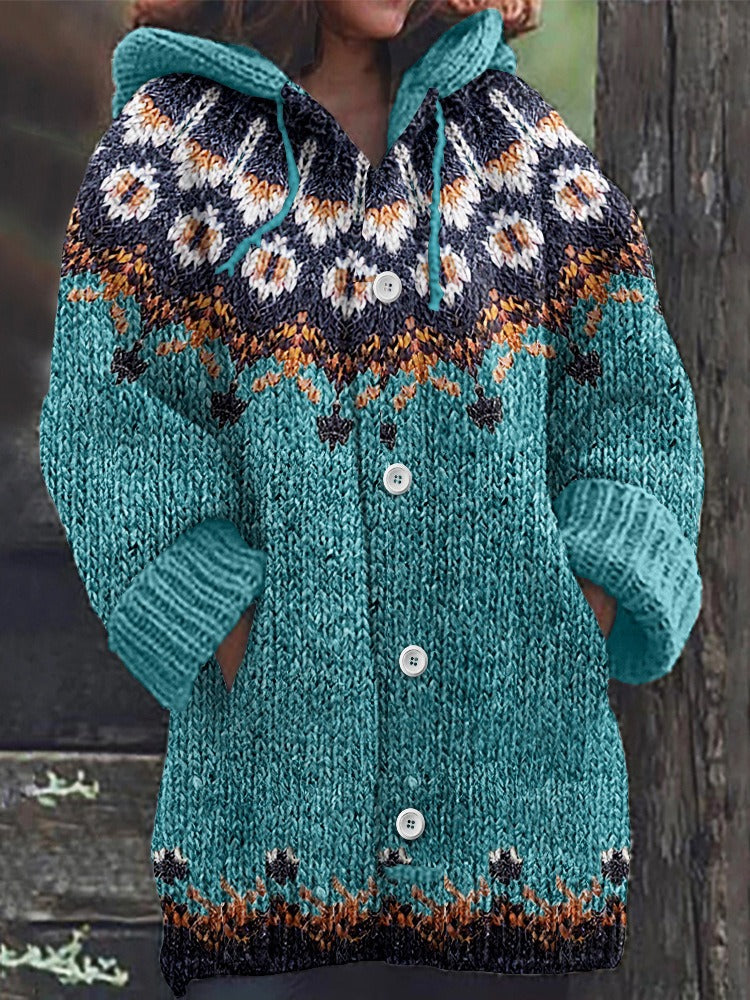 🥰Nový pohodlný retro sveter kardigan 3818554