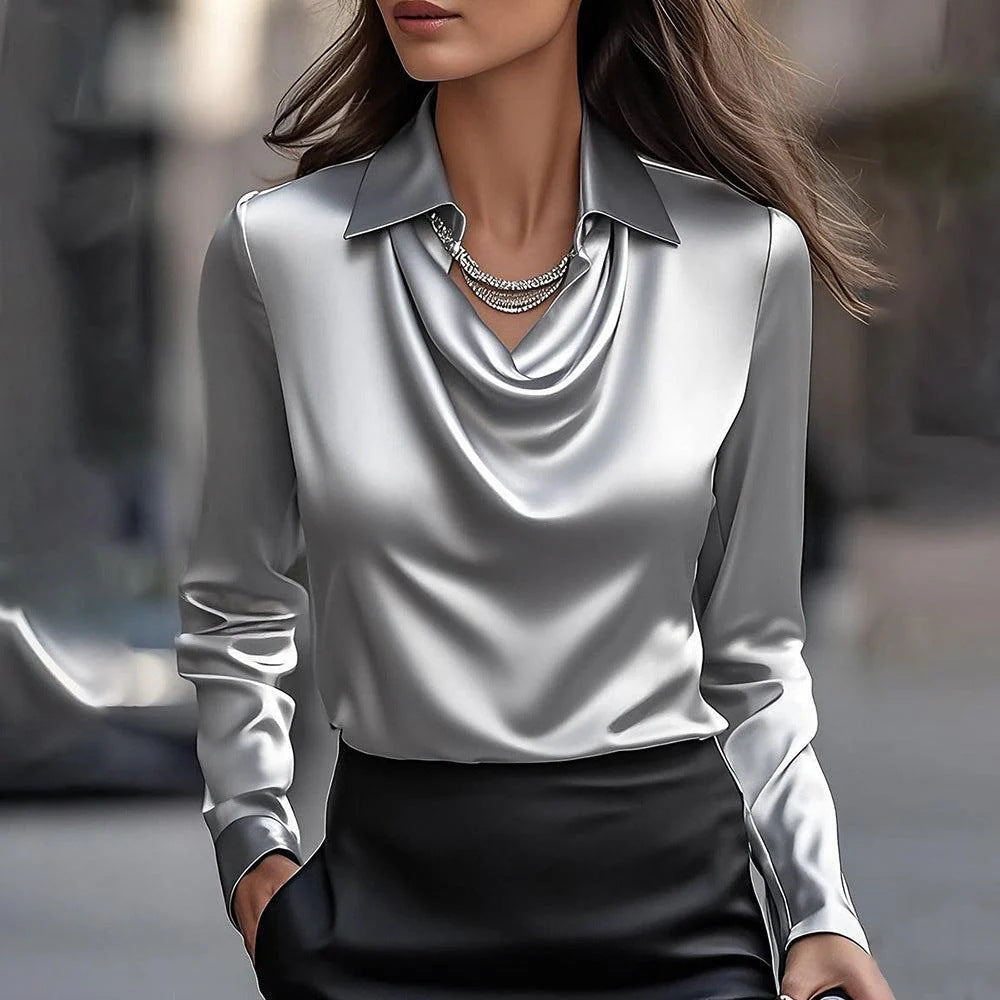 🔥🍁【Nová jeseň】【S-3XL】🌷Nová jednoduchá a elegantná dámska blúzka
