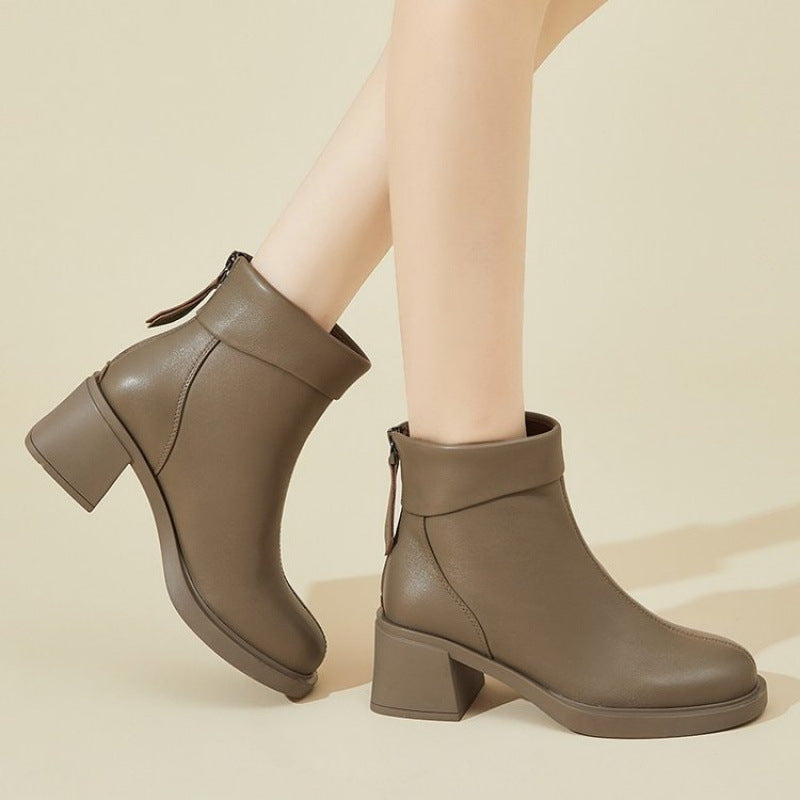 🍂【35-40】Cizme din piele noi pentru toamna și iarna 2024 3818457