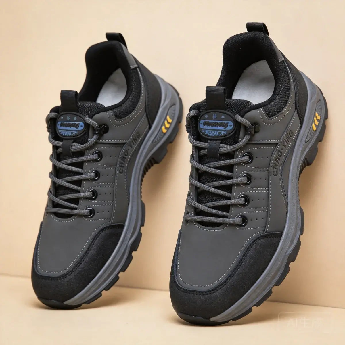 👍👞【39-44】Zapatillas deportivas de piel resistente al agua y a la suciedad, con suela blanda para una comodidad máxima.