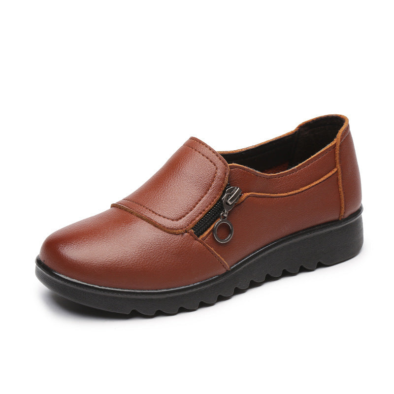✨【35-41】 Pohodlné kožené topánky, mäkká podrážka, protišmyková, odolná voči opotrebovaniu, zaručená kvalita 3750069