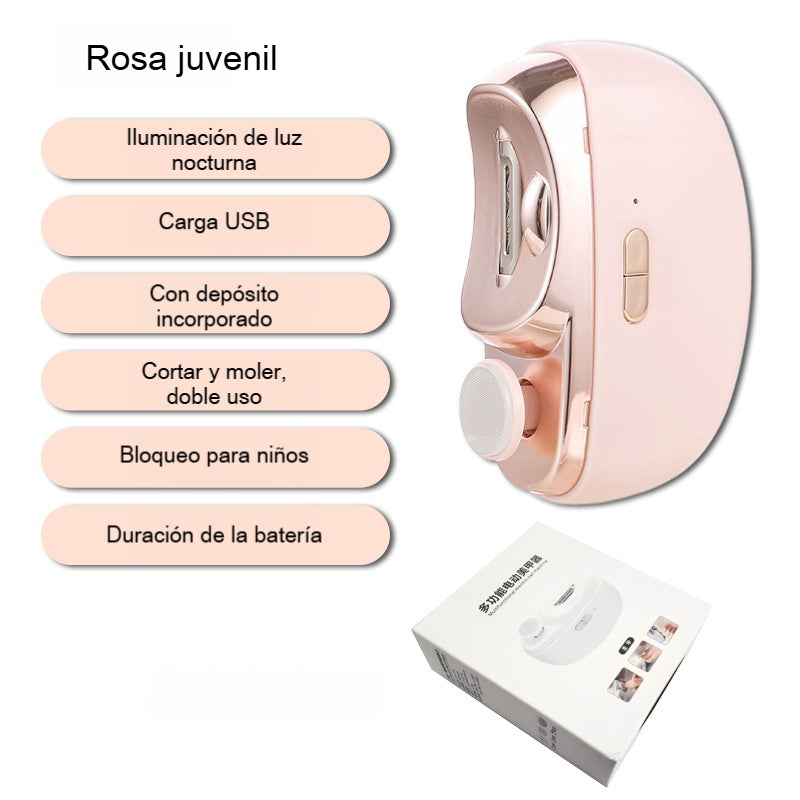 💅 ✨ ¡Nueva versión 2025! Lima de uñas automática – cuidado de uñas seguro y suave 👶🔧