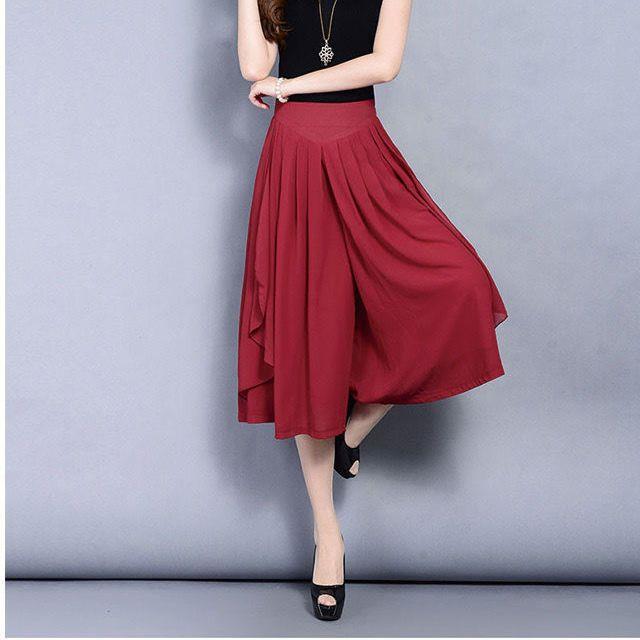 🔥🔥【52-115KG】2025 New Fashion Ice Silk Pantaloni din șifon subțiri cu talie înaltă