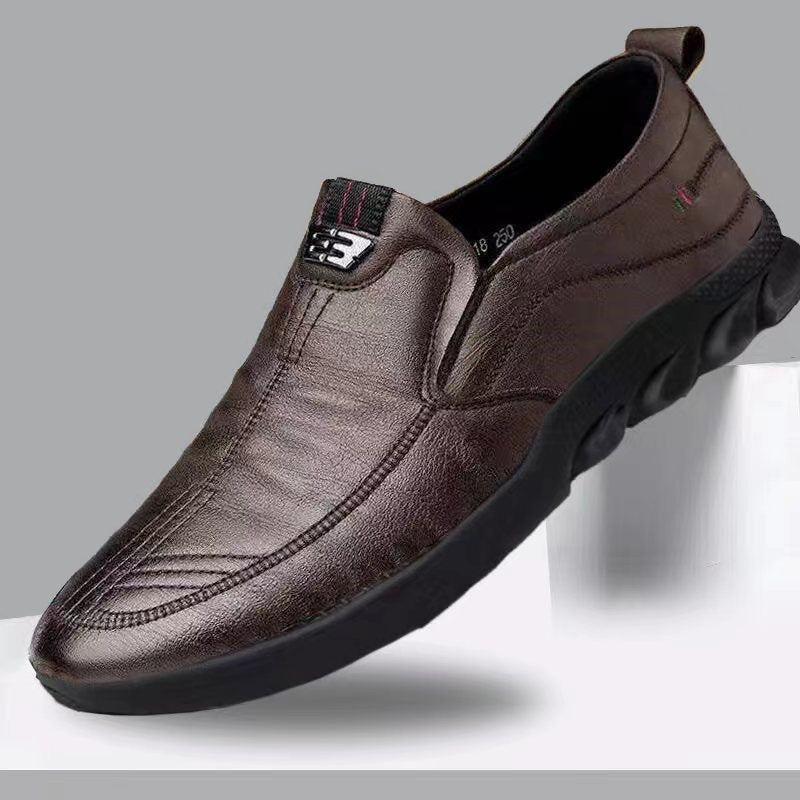 👞Nová britská obuv na voľný čas s mäkkou podrážkou✅Ručne vyrobená z vybranej kože✅Oteruvzdorná a priedušná