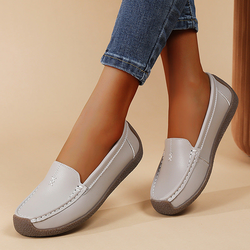 🌸 Mocasines de Piel Suave para Mujer | Nueva Colección 2026 ✨ Zapatos Planos Cómodos y Elegantes 【Tallas 35-44】👑
